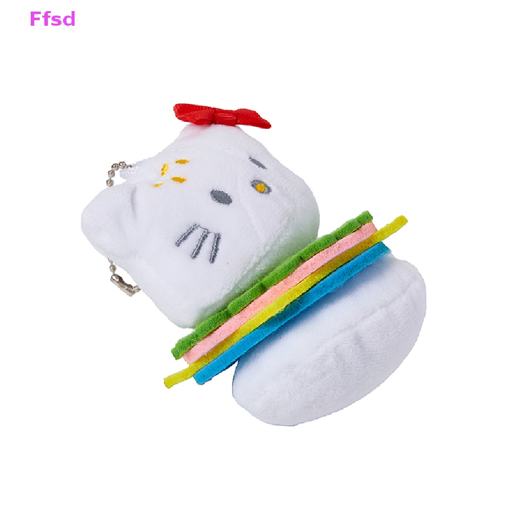 {Ffsd} Móc Khóa Hình Mèo Bông Phong Cách Hoạt Hình Hamburger Dễ Thương Làm Quà Tặng Sinh Nhật * Hàng Bán Chạy