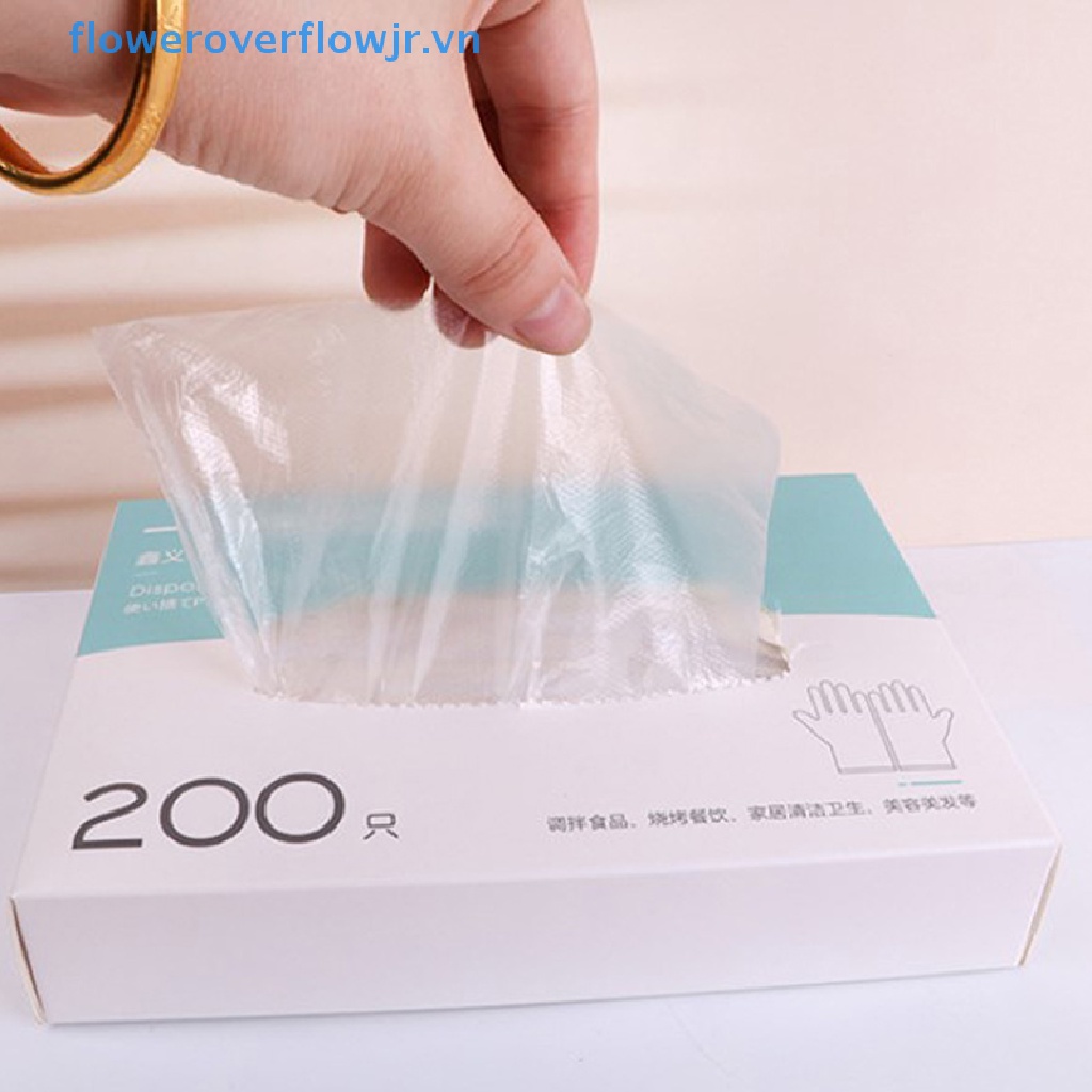 200 Bao Tay Nhựa Dùng Một Lần Tiện Dụng Và Bền