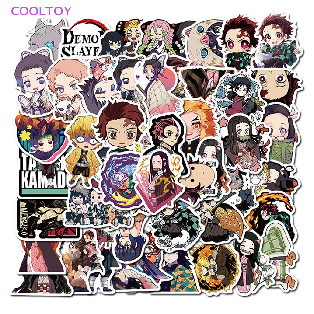 Set 100 Miếng Dán PVC Họa Tiết Graffiti Nhật Bản Trang Trí Vali / Guitar / Guitar