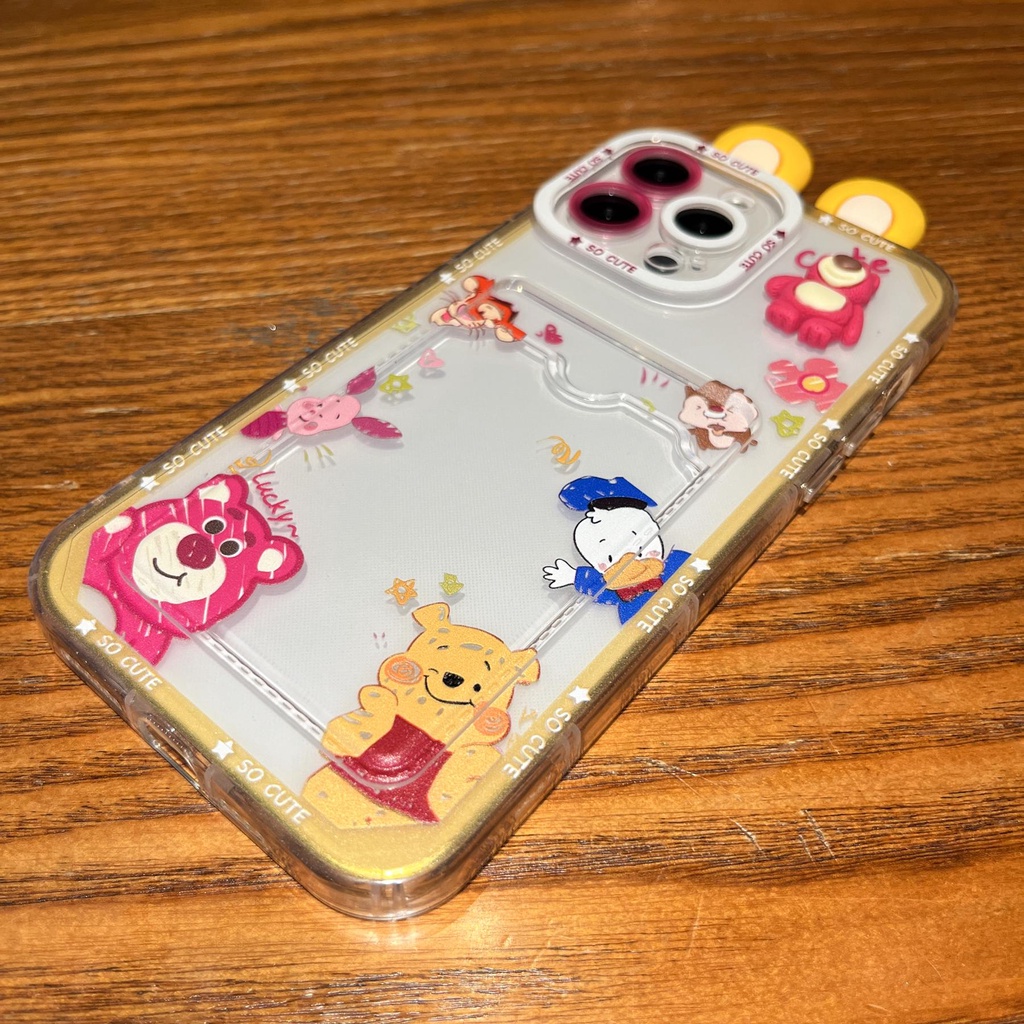 Ốp Điện Thoại Tpu Dẻo Trong Suốt Họa Tiết Hoạt Hình Đôi Mắt Thiên Thần Cho iPhone 14 13 12 11 Pro XR XS Max 7 8Plus