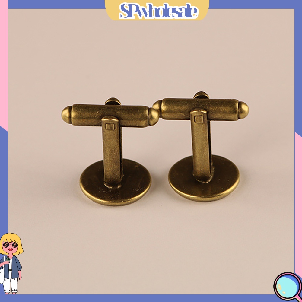 &lt;SPwholesale&gt; Khuy Măng Sét Bằng Đồng Họa Tiết Bầu Trời Sao Cổ Điển Dành Cho Nam Nữ