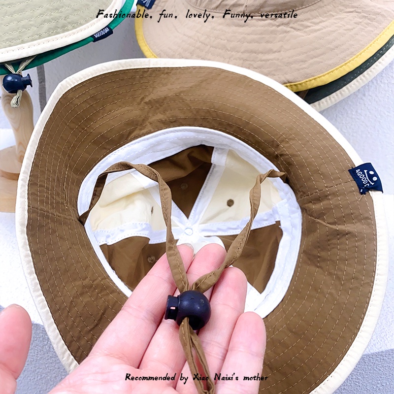 Mũ Bucket Chống Nắng Chất Liệu Mỏng Nhanh Khô Thời Trang Dành Cho Bé Trai Và Bé Gái