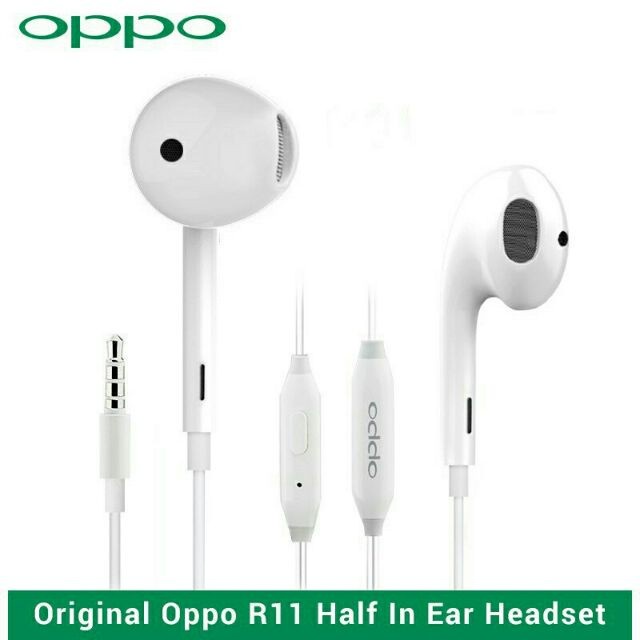 Tai Nghe Nhét Tai Giắc Cắm 3.5mm Dùng Cho oppo r11 a5s a3s a92020 a52020