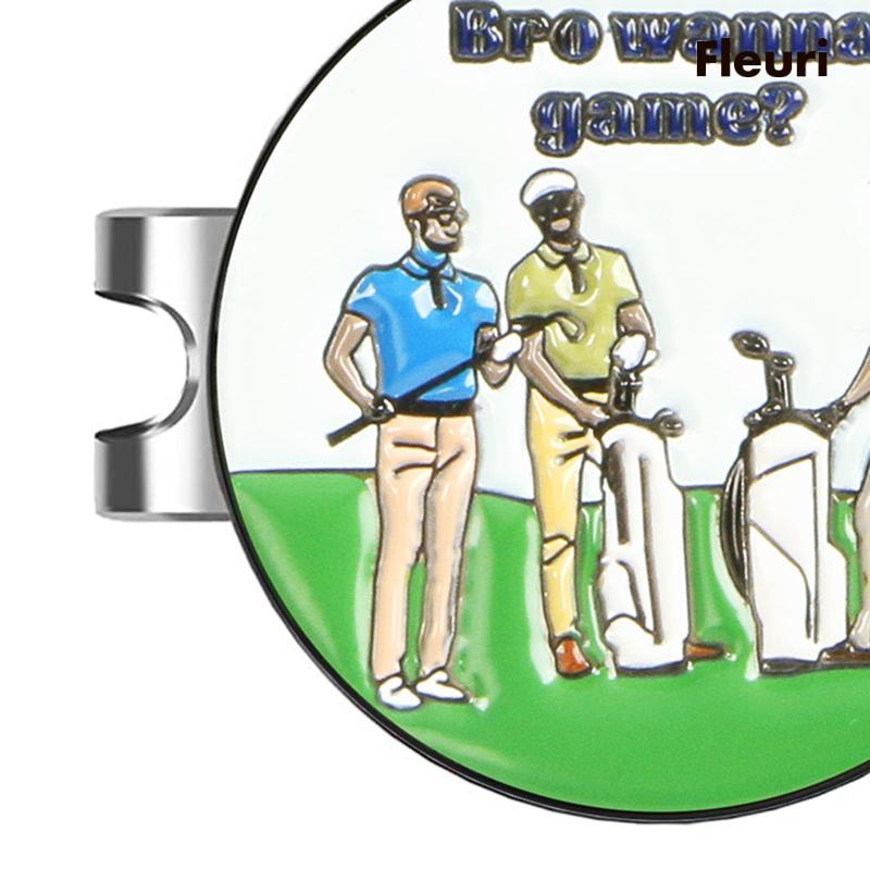 Kẹp Đánh Dấu Vị Trí Bóng Golf 25mm Có Thể Tháo Rời Tiện Dụng
