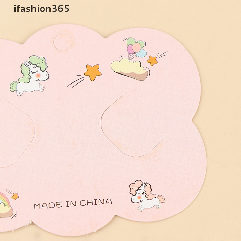 Set 50 Kẹp Tóc Giấy Trưng Bày Hình Đám Mây Thời Trang ifashion365