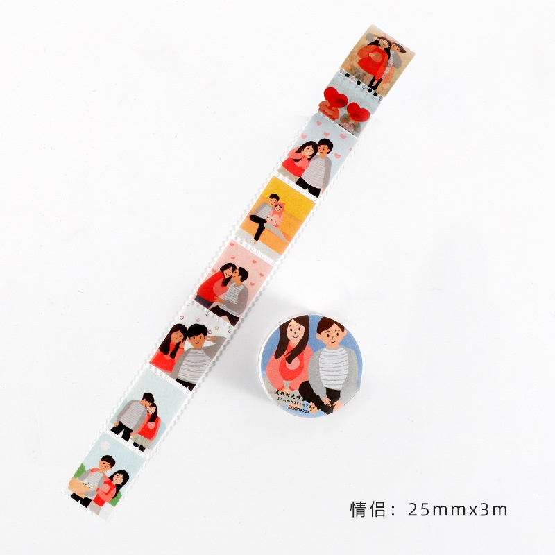 Băng Keo Dán Trang Trí Sổ Tay Hình Cây Cà Phê Sáng Tạo