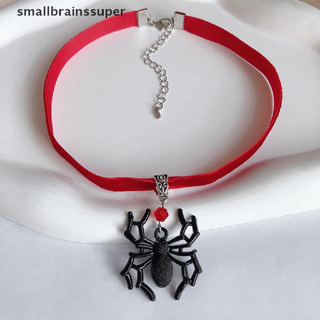 1 Vòng Cổ Choker Dây Nhung Đen Đỏ Phong Cách Gothic