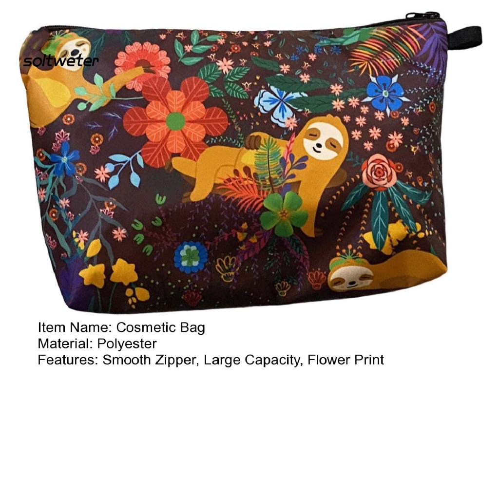 Túi Đựng Mỹ Phẩm Chống Rách Đa Năng Có Khóa Kéo Tiện Dụng