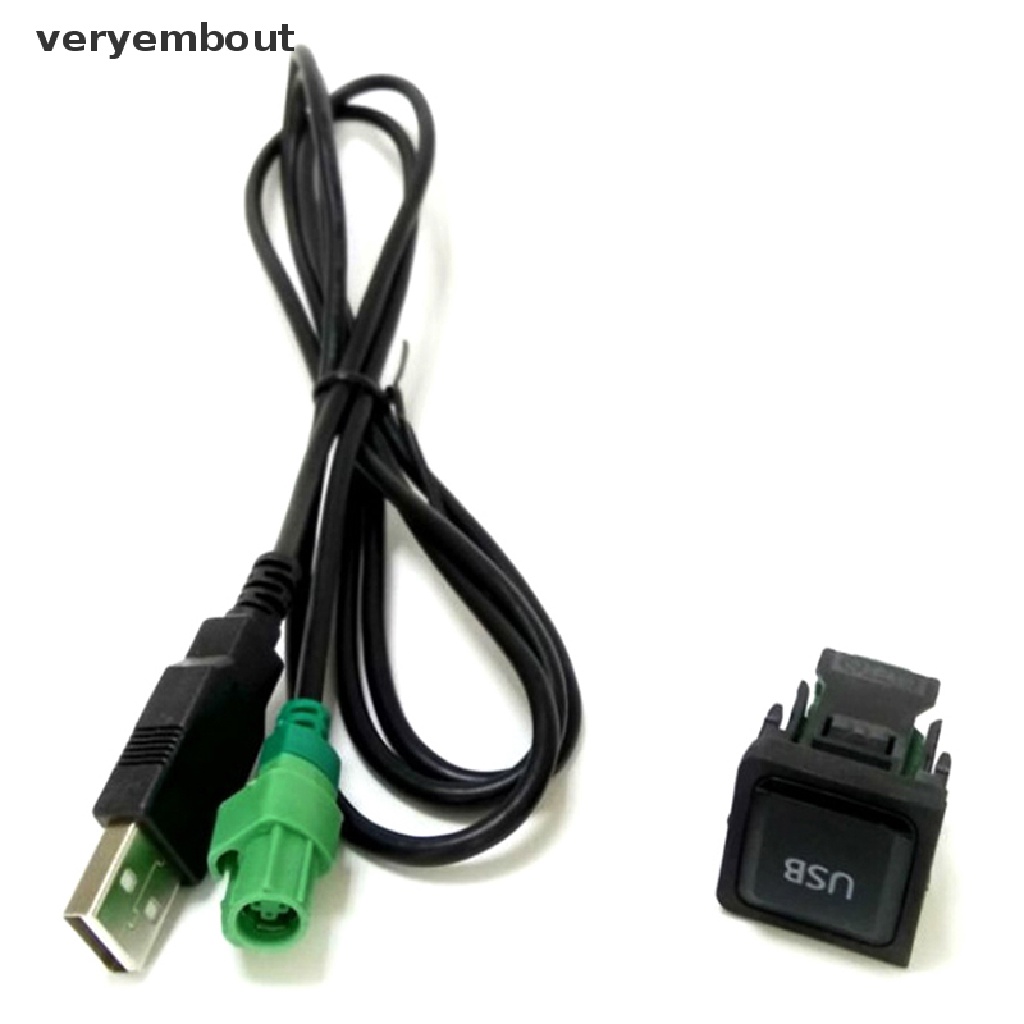 Cáp USB Chuyển Đổi Âm Thanh DIY Cho VW Golf MK5 MK6 VI 5 6 Jetta CC Tiguan Passat B6 n