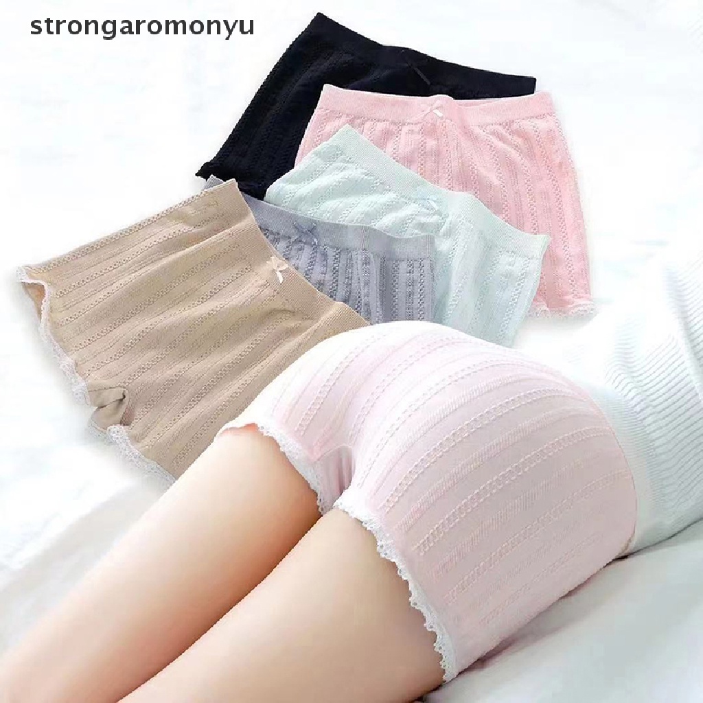 Quần An Toàn Mặc Váy Viền Ren Không Đường May Quyến Rũ Cho Nữ