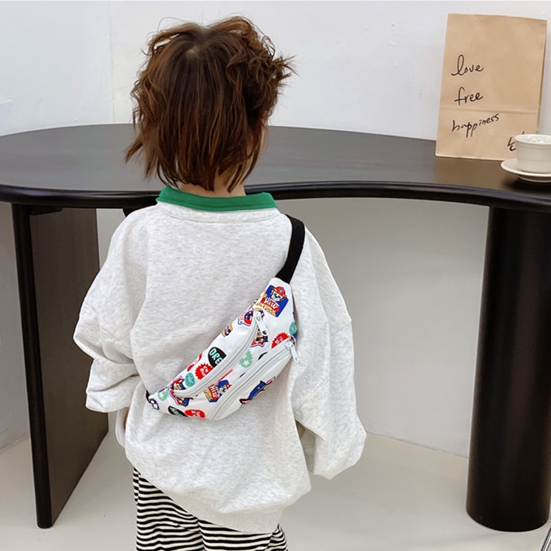 Túi Đeo Chéo Ngực Hình Người Nhện Hoạt Hình Phong Cách Hàn Quốc Cho Bé Gái