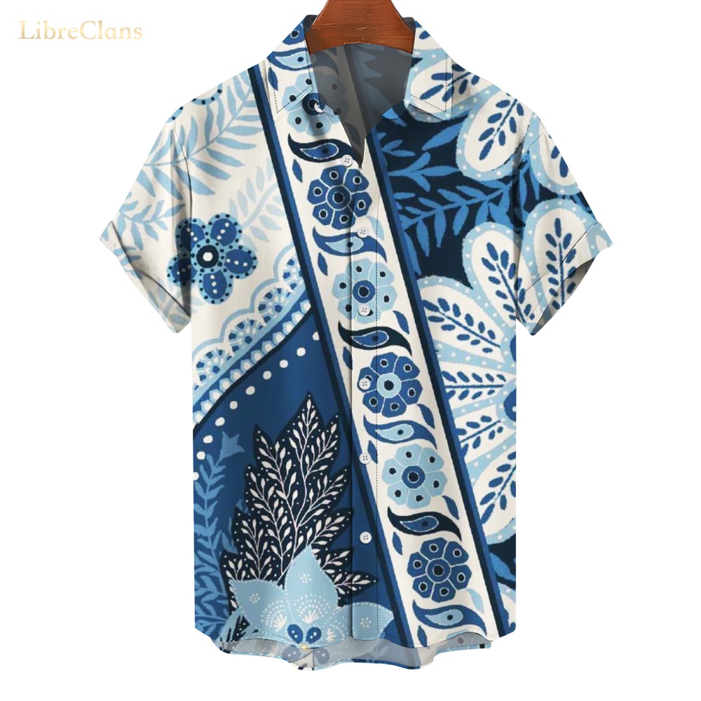 Áo Sơ Mi Đi Biển Họa Tiết Cây Chuối Phong Cách Hawaii Trẻ Trung