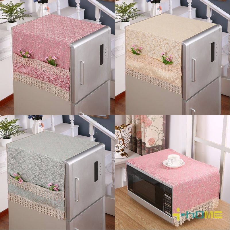Tấm Vải Ren Phủ Máy Giặt / Tủ Lạnh / Lò Vi Sóng Chống Bụi Ốp