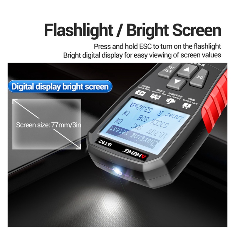 ANENG 1 Dụng Cụ Phân Tích Pin Xe Hơi BT82