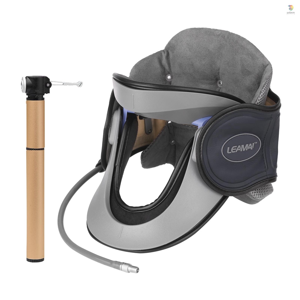 Yula) Thiết Bị Kéo Căng Cổ Bơm Hơi Y Tế LEAMAI Hỗ Trợ Giảm Đau Cổ Và Hỗ Trợ Ở Nhà / Văn Phòng Trên Đường Đi