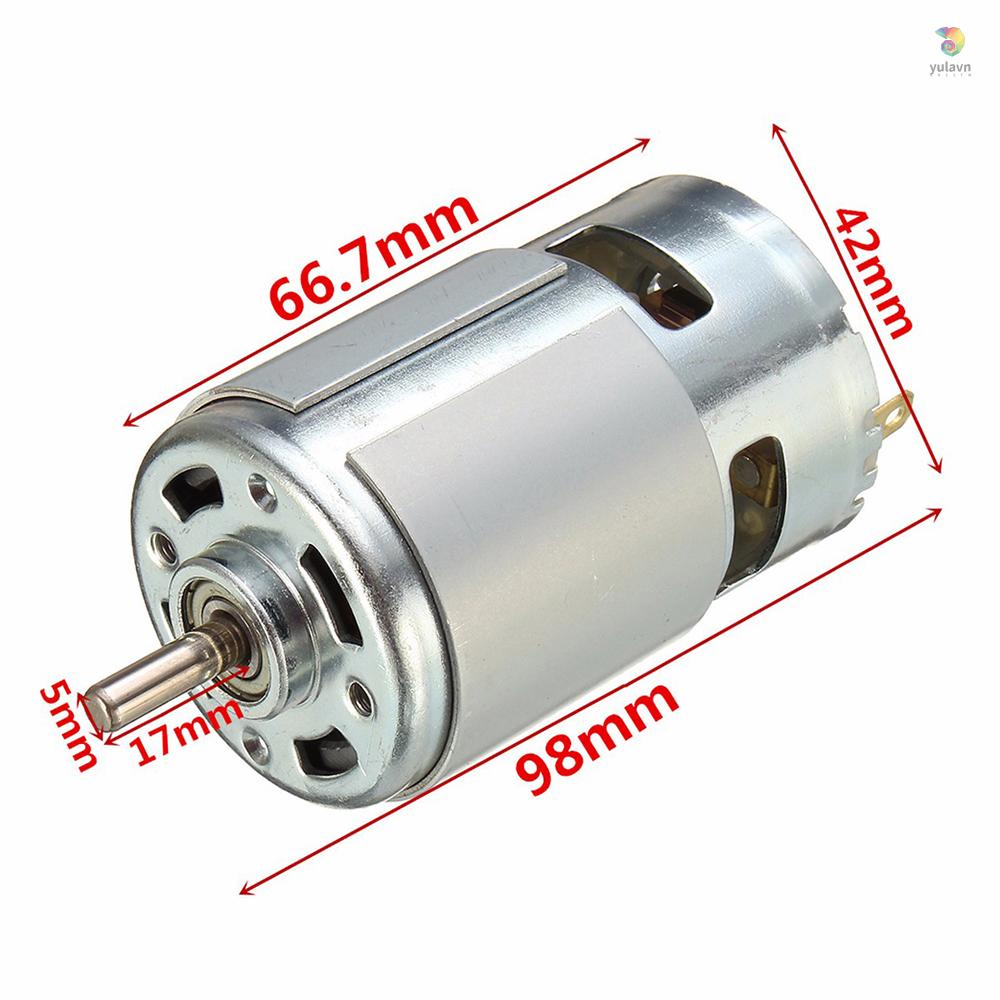 Động Cơ Mô Men Xoắn Thấp 775 DC 12V-36V 3500-9000RPM