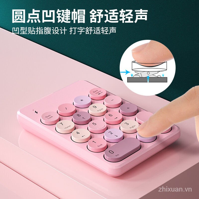 Bàn Phím Số Mini Không Dây Kết Nối usb Chuyên Dụng Cho Laptop
