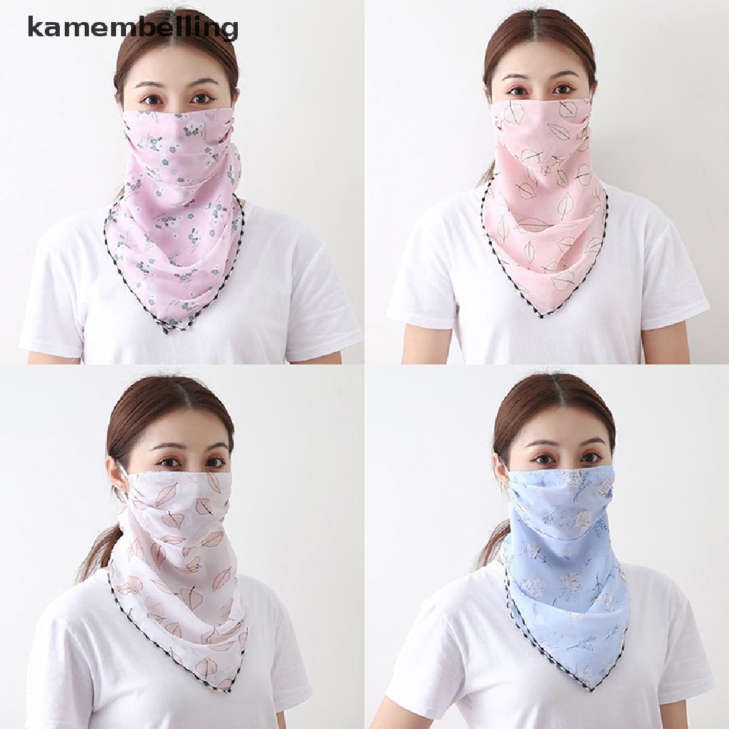Kamembelling Khăn Voan Che Mặt Mũi Chống Tia Uv Bảo Vệ Hiệu Quả