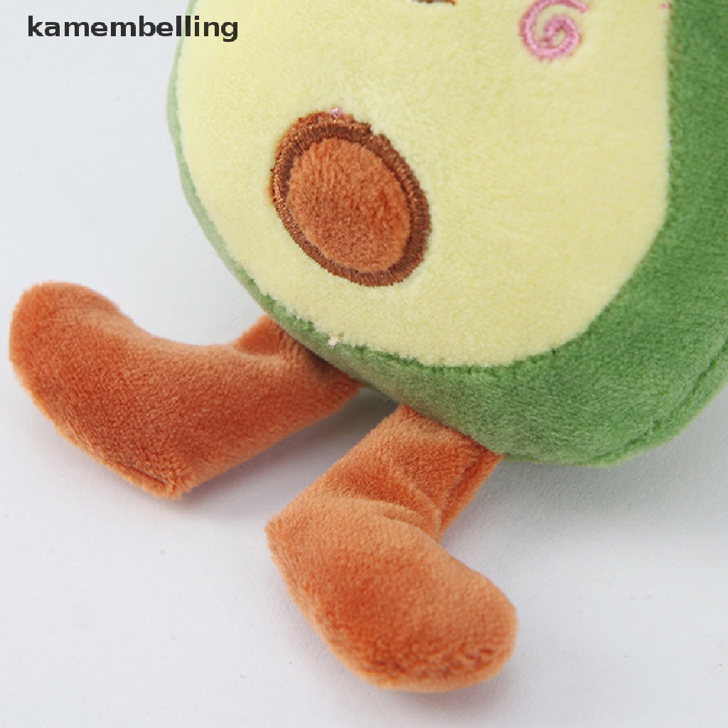 Móc Khóa Hình Quả Bơ Hoạt Hình Nhồi Bông Dễ Thương