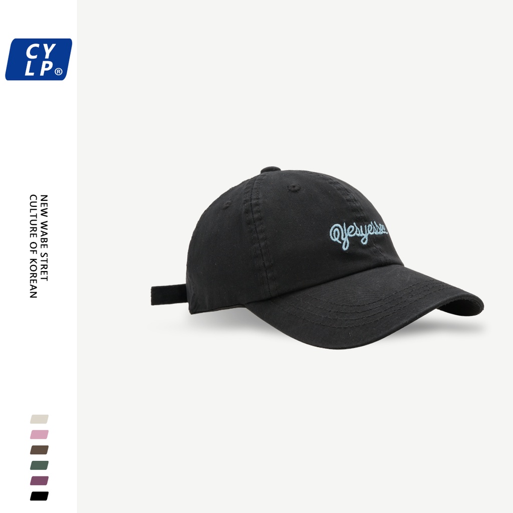 Mũ Lưỡi Trai Mềm Thêu Chữ Phong Cách Hàn Quốc Thời Trang Cho Nam Nữ