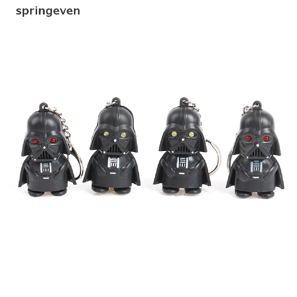 Móc Khóa Hình Darth Vader Màu Đen Có Đèn LED Độc Đáo