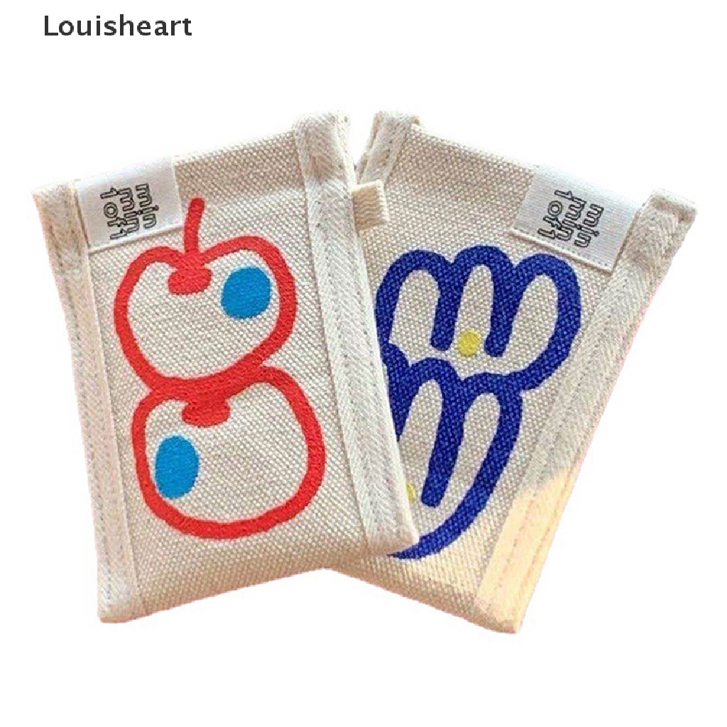 Ví Louisheart Hai Lớp Đựng Thẻ Chống Khử Từ Họa Tiết Graffiti Độc Đáo Cho Apple