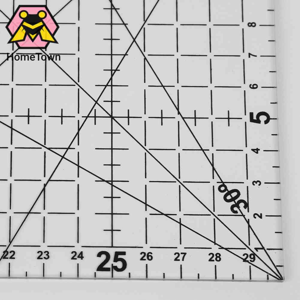 Thước Hình Tam Giác Dày Cỡ Lớn 30X15Cm Chuyên Dùng Trong May Vá