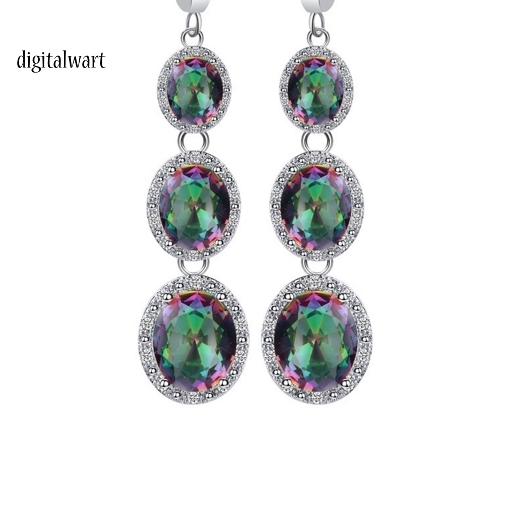 Kỹ Thuật Số| Set 3 Vòng cổ Thời Trang Đính Đá Topaz Nhân Tạo Nhiều Màu