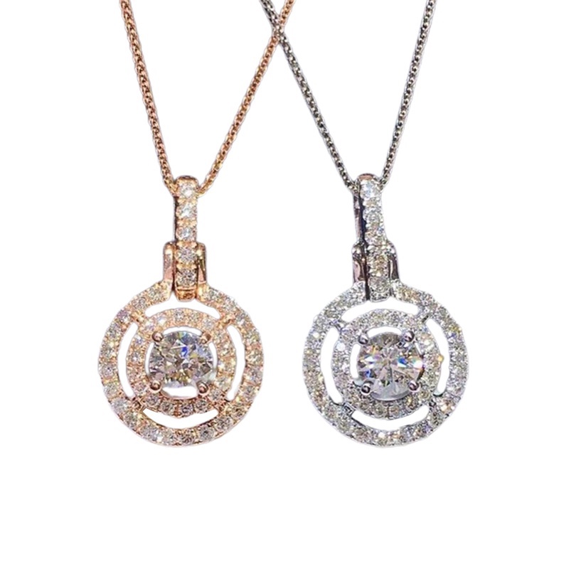 Vòng cổ Mặt Đá CZ Lấp Lánh Chất Lượng Cao Cho Nữ