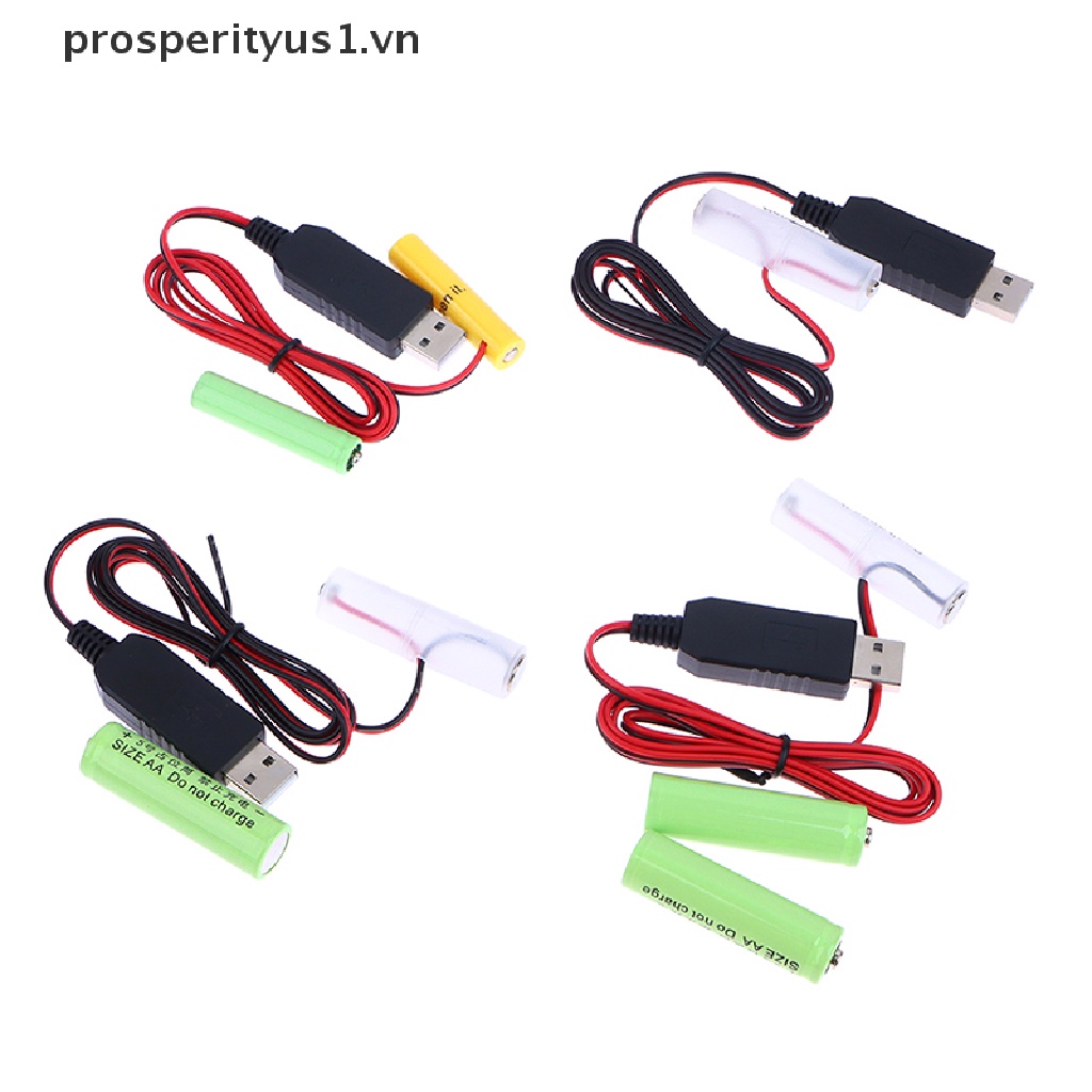 1 Dây Cáp Nguồn AA / AAA Khử Trùng Thay Thế 1-3 Cái 1.5V