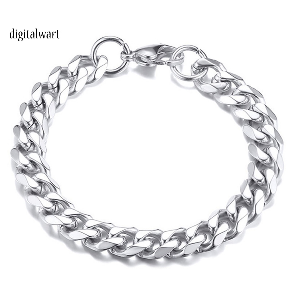 Kỹ Thuật Số| Vòng Tay Dây Xích Dày 5 / 7 / 9 / 11mm Dễ Phối Đồ Thời Trang Cho Nam