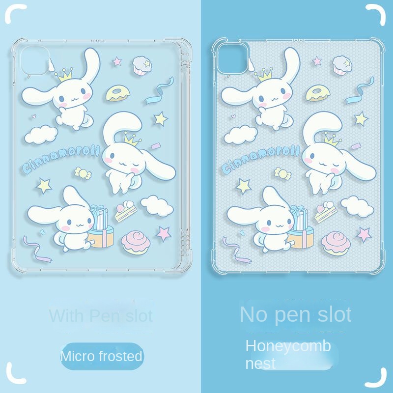 Ốp Máy Tính Bảng Trong Suốt Hình Chú Chó Dễ Thương Cho iPad Air4 / Air5 10.9 Pro11 Gen7 Gen8 Gen9 10.2 Gen5 Gen6 9.7 mini6