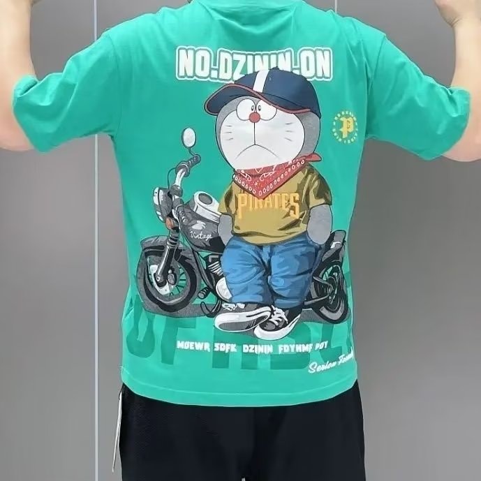 Áo Thun Cotton Trơn Tay Ngắn In Chữ Phong Cách Hip Hop Đường Phố Thời Trang Mùa Hè Cho Nam Giới Size S-5XL