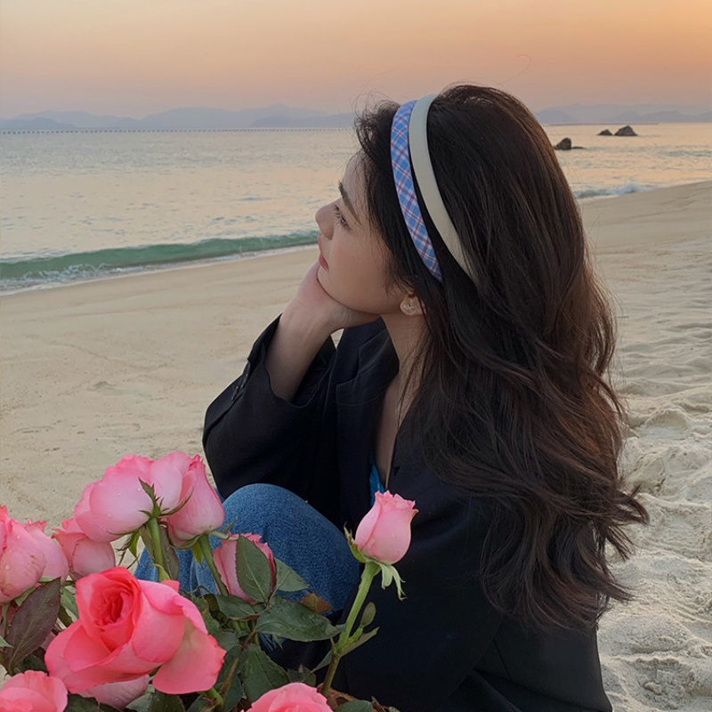 Băng Đô Cài Tóc Bằng Xốp Cỡ Nhỏ Thời Trang Hàn Quốc Cho Nữ