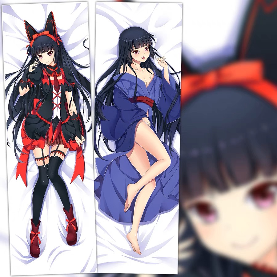 Vỏ Gối Ôm Dài 50X150 Họa Tiết Anime Gate Dakkim Sakura Dễ Thương