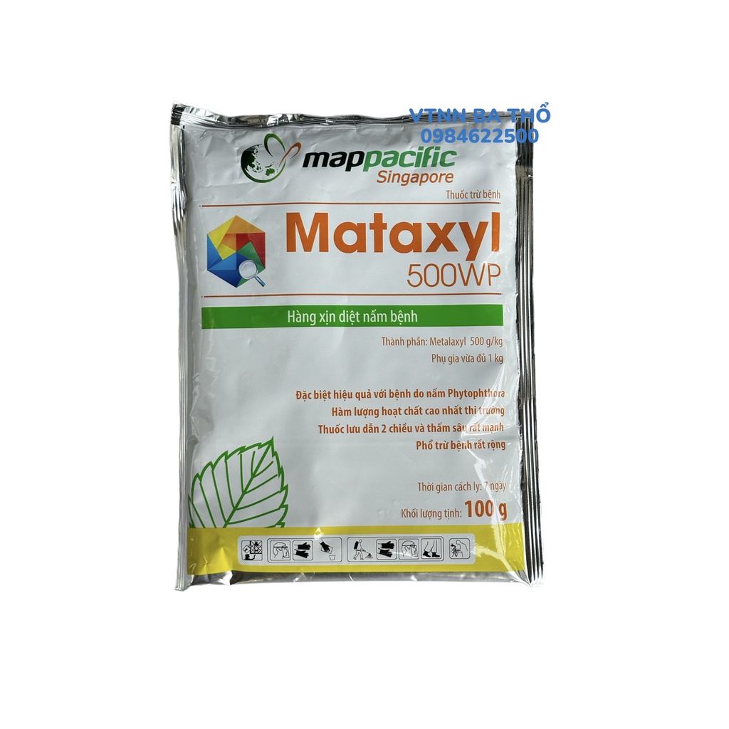 Thuốc Trừ Nấm Bệnh Mataxyl 500WP 100g (gói)