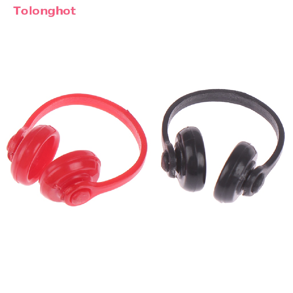 Set 2 Tai Nghe Không Dây Bằng Nhựa 1: 12 Trang Trí Nhà Búp Bê