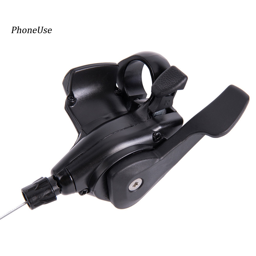 Cặp Cần Sang Số Trái Phải 3 / 9 Tốc Độ Bằng Da PU Dành Cho Xe Đạp