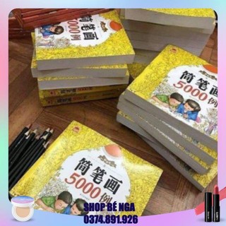 Vở tô màu 5000 hình tặng kèm 12 bút màu