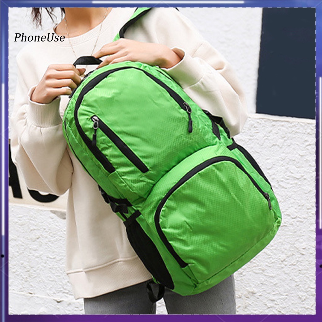 Ba Lô Du Lịch Bằng PU Gọn Nhẹ Thoáng Khí Chống Nước Chống Phai Màu Sức Chứa Lớn Cho Nữ