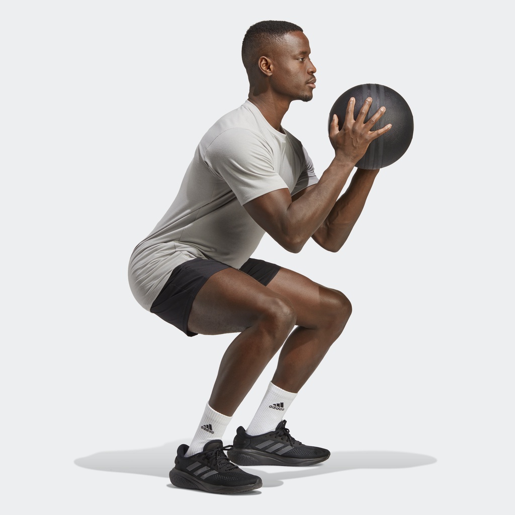 Adidas Tập luyện Áo Thun Designed for Training Nam Xám IC2020