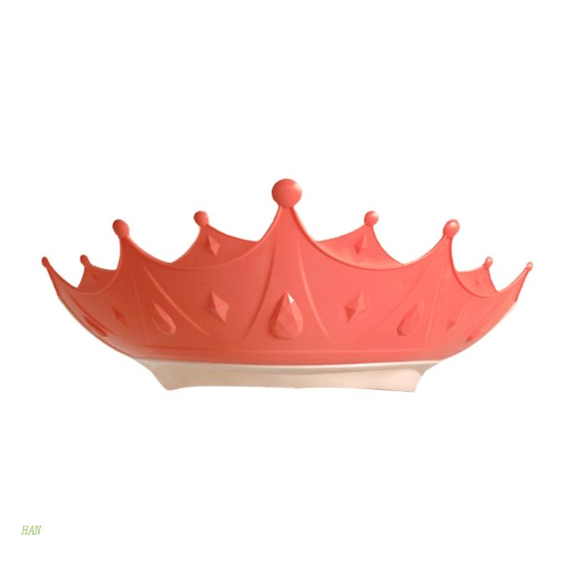 Mũ Gội Đầu Chống Thấm Nước Điều Chỉnh Được Thiết Kế Hình Vương Miện Dễ