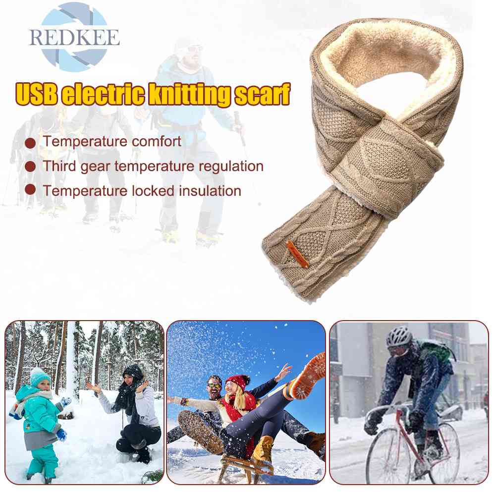 Khăn Choàng Cổ Giữ Ấm Thông Minh Bằng Điện Thời Trang Mùa Đông