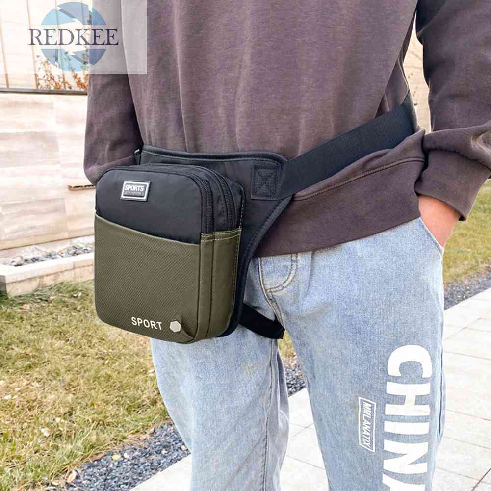 Túi Đeo Chân Bằng Vải Oxford Có Khóa Điều Chỉnh Được Dành Cho Nam