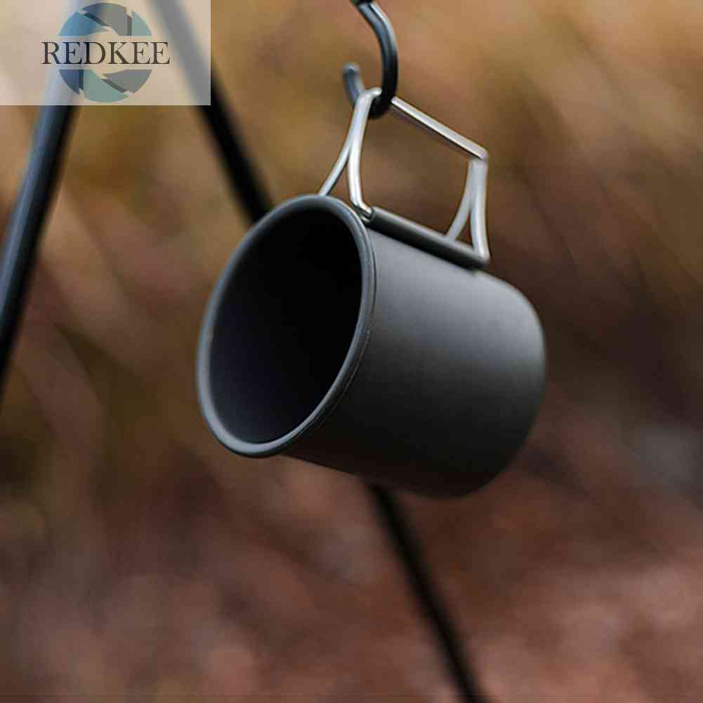 Cốc Uống Nước Bằng Nhôm Dung Tích 300ml Tiện Dụng Mang Theo Du Lịch Leo Núi