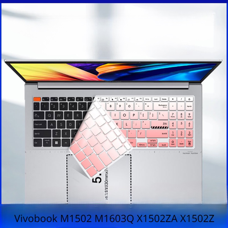 Miếng Dán Bảo Vệ Bàn Phím Laptop ASUS Vivobook M1503Q Vivobook 16X M1502 M1603Q X1502ZA X1502Z M3500Q A1502 K3502 K3502Z Bằng Silicon