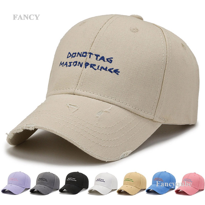 Mũ Lưỡi Trai Thêu Chữ Phong Cách Hàn Quốc Thời Trang Cho Nam