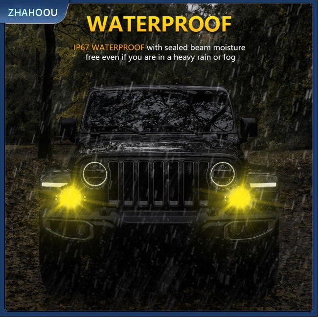 ☃Phụ Kiện Trang Trí Nhà Cửa Độc Đáo Sáng Tạo☃ Đèn Pha Led 3 Mặt Có Thể Điều Chỉnh Góc Dành Cho Xe Hơi