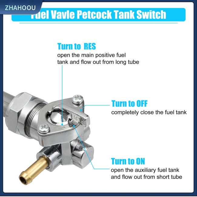☃Phụ Kiện Trang Trí Nhà Cửa Độc Đáo Sáng Tạo☃ Van Công Tắc Nhiên Liệu Petcock 62167-81 62163-75 62168-81 62129-75t