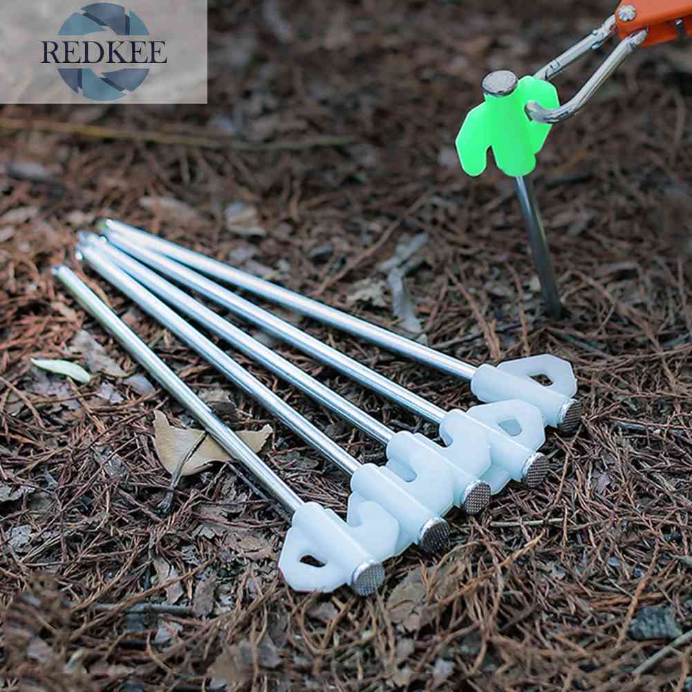 Set 6 Cọc Căng Lều Bằng Thép Chống Gió